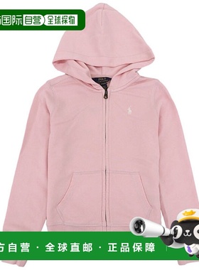日本直邮Ralph Lauren 儿童连帽衫M 码（8-10）粉色CORE REPLEN31