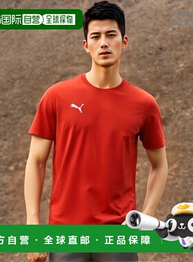 日本直邮PUMA 彪马 TEAMGOAL 休闲 T 恤 足球 训练衫 659376-01