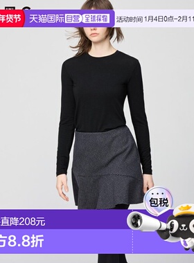 日潮跑腿UNIQLO优衣库 保暖 Heattech 羊绒混纺圆领 T 恤 485827