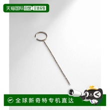 日潮跑腿Cocoshnik珠链耳环黄金色细长气质百搭高冷轻奢耳骨夹