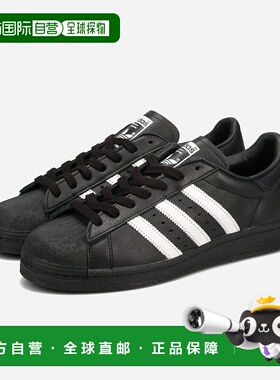 日本直邮阿迪达斯 Superstar 82 男女士低帮运动鞋黑色/浅白色/黑