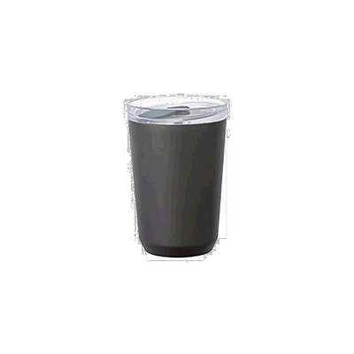 【日本直邮】Kinto Togo水杯咖啡杯/带盖 360ml 黑色 20446