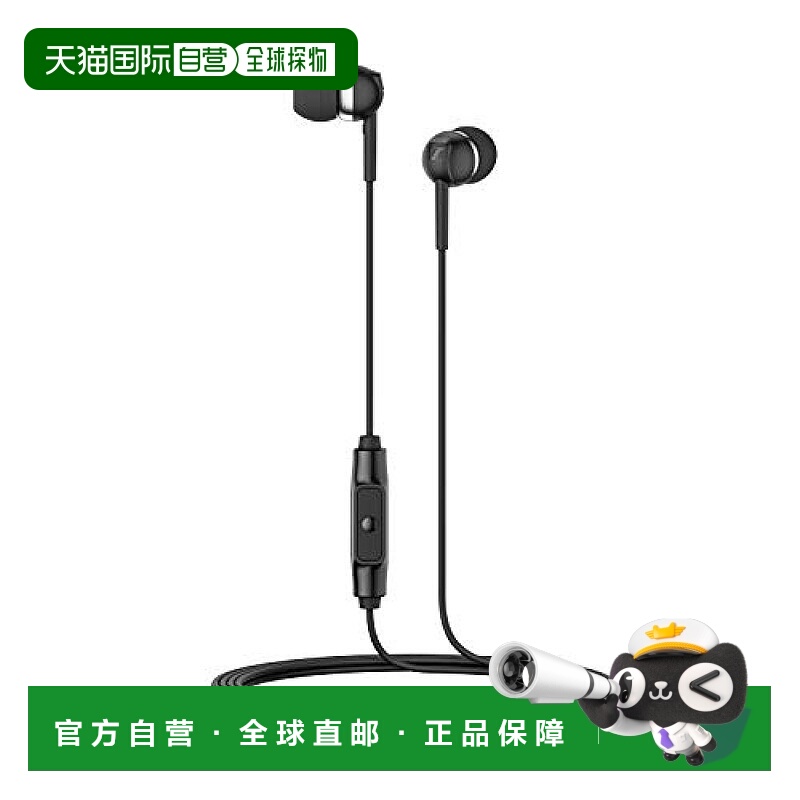 【日本直邮】Sennheiser森海塞尔 有线耳机CX 80S麦克风耳道式黑