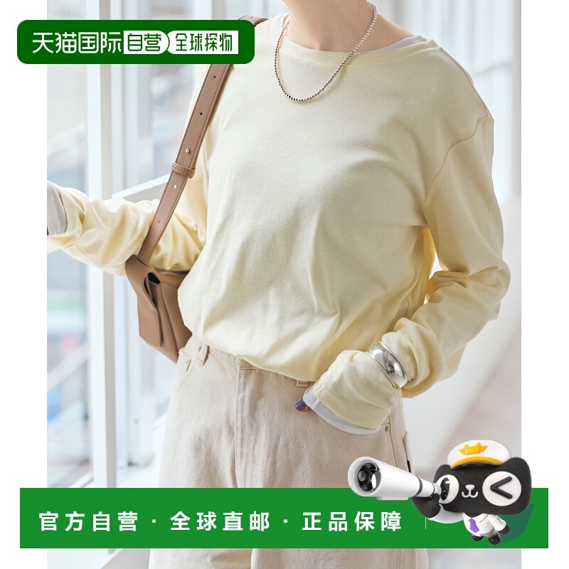 1h可退 日本直邮Spick & Span 女装 接触冷感 全棉短袖T恤 圆摆下,女装/女士精品,T恤,淘宝优惠券,粉丝福利购,淘宝优惠卷