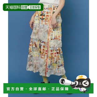 B1543RFS014 女士夕暮渐变光泽感长裙 1h可退 日本直邮FRAPBOIS