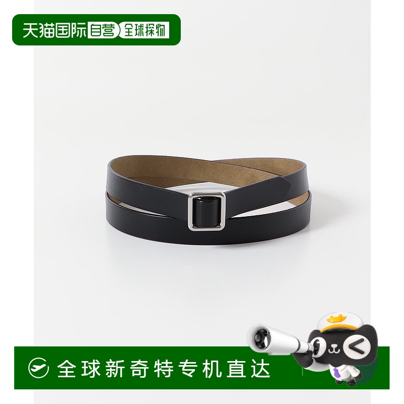 1h可退 日本直邮URBAN RESEARCH DOORS 女士简约皮革方形扣皮带 D