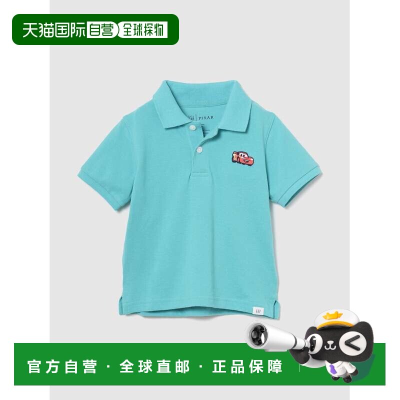 日本直邮babyGap × 迪士尼 珠地棉polo衫短袖上衣图片