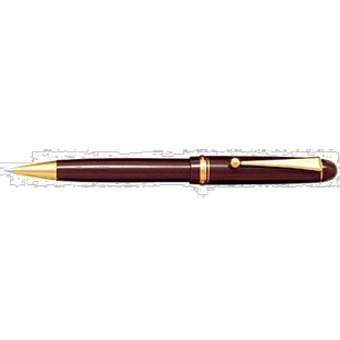 【日本直邮】Pilot 圆珠笔 卡斯塔姆74 【黑】 深红色机身 BKK500