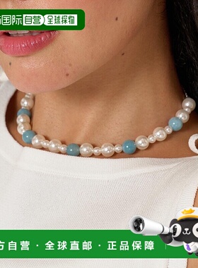 1h可退 日本直邮TINA：JOJUN 女士珍珠与天然石短项链 tnj9351117