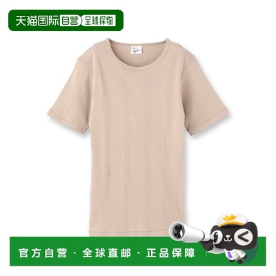 日本直邮DRESSTERIOR Robert.P.Miller 面板罗纹圆领T恤 [DR1233E