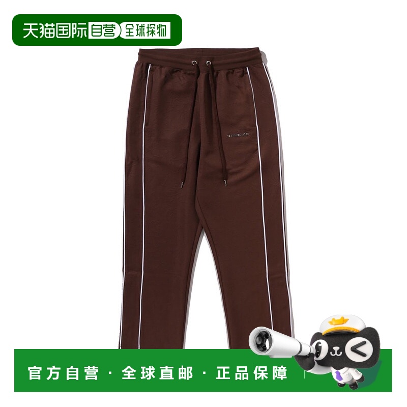 日本直邮A BATHING APE LINE 迷彩提花金属 logo 宽松运动裤裤子