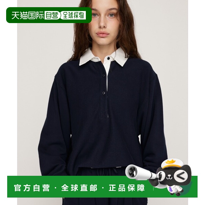 1h可退 日本直邮SLY 女装 宽松版型 盒子廓形拉杆领POLO衫 030IAY