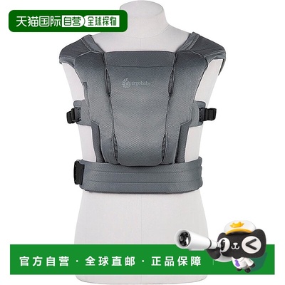【日本直邮】Ergobaby EBC EMBRACE 柔软空气洗涤黑色 CREGBCEMAS