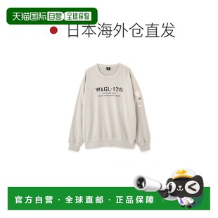 日本直邮AVIREX USCG刺绣 男女同款 型圆领卫衣 783 宽松版 1h可退