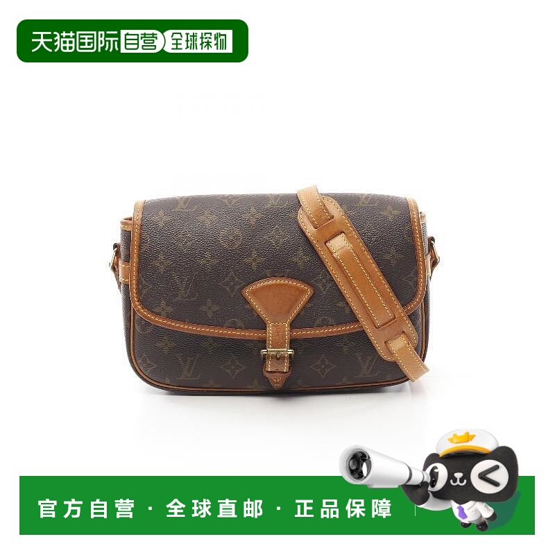 1h可退 日本直邮中古LV路易威登女包B级9新Sologne法棍包涂层/防