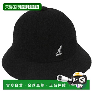 日本直邮Kangol Safari 渔夫帽百慕大休闲渔夫帽黑色男士女士中性