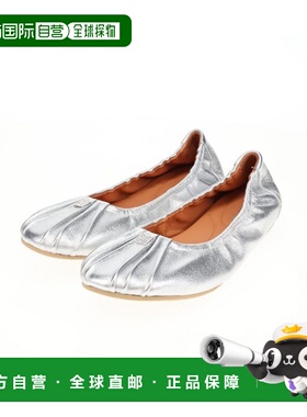 1h可退 日本直邮HIMIKO女士小牛皮褶皱平底浅口单鞋 661121