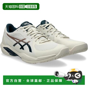 【日本直邮】亚瑟士 网球鞋 1041A466 200(桦木色/暗绿色)