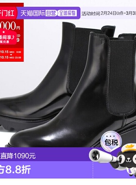 日本直邮TODS 短靴 XXW08D0EA10AKT 女式短靴侧戈尔皮鞋 B999