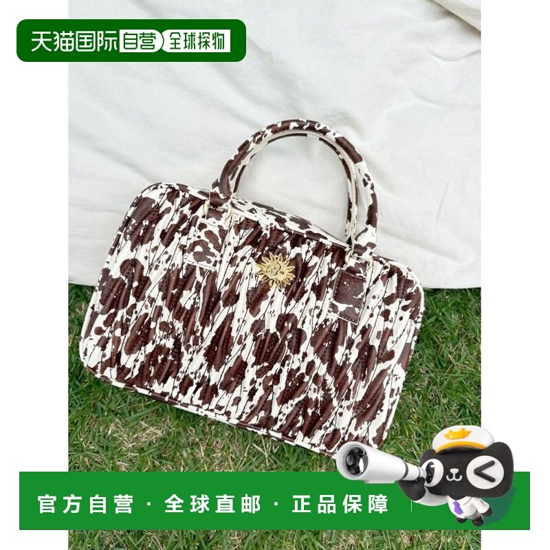 1h可退 日本直邮EVRIS 女装 宽版方形链条包 BOHO风牛纹设计 3726,运动包/户外包/配件,挎包/拎包/休闲包,淘宝优惠券,粉丝福利购,淘宝优惠卷