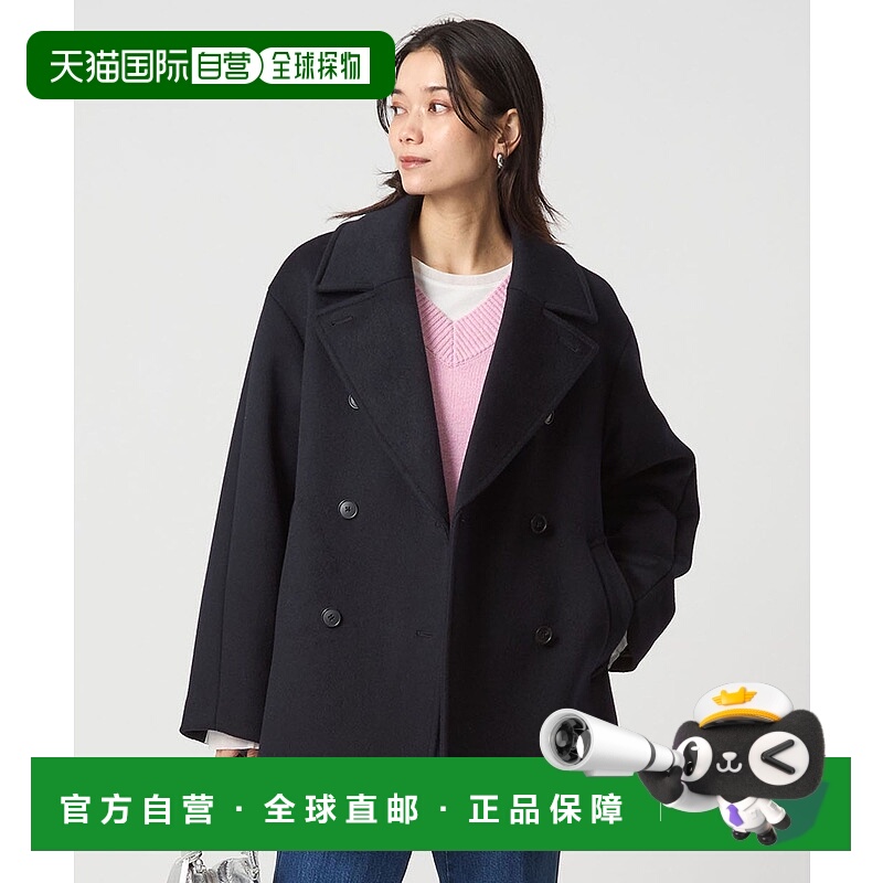 1h可退 日本直邮green label relaxing 女装 羊毛 A字型短款P Coa