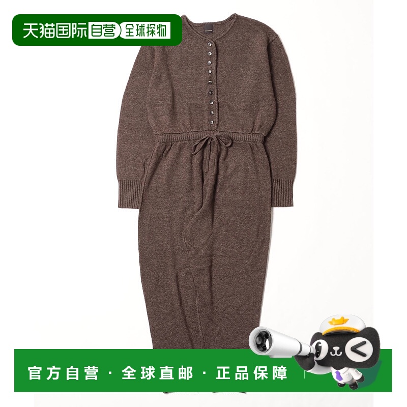 1h可退 日本直邮ROSE BUD 女装 宽松针织连体裤 半高领前扣设计 2