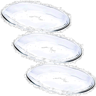 【日本直邮】阿德里亚 小器皿 玻璃平板迷你盘 3枚装日本制洗碗机