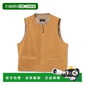 日本直邮BEAMS Vest PLUS Suede 1h可退 Zip 男装 Leather 牛皮革