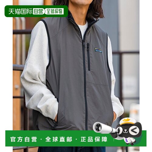日本直邮FREAK'S STORE 休闲版型尼龙摇粒绒双面拉链背心 25AW