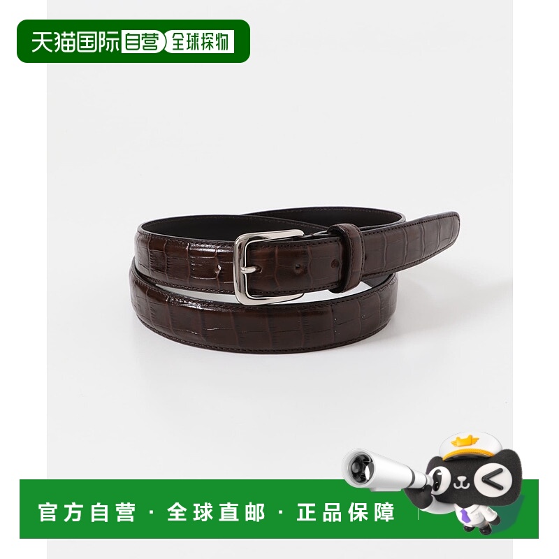 1h可退 日本直邮LIFE STYLE TAILOR 男士压纹皮革皮带 DTA61EL007