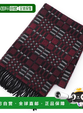 日本直邮Polo Ralph Lauren 男士多色提花格子围巾 (pc1526 608)