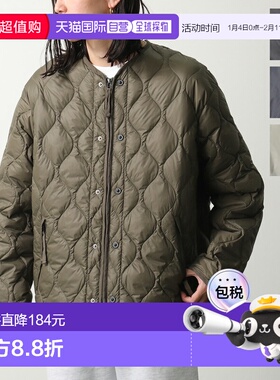 日本直邮TAION 男士短款羽绒服M65LSZBML-1SH风格双拉链内胆软壳