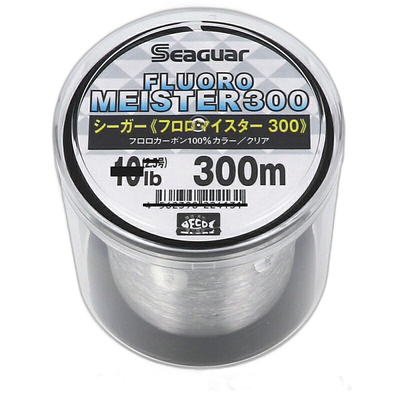日本直邮Kureha 合成纤维 Seager Fluoro Meister 300m 16lb 透明