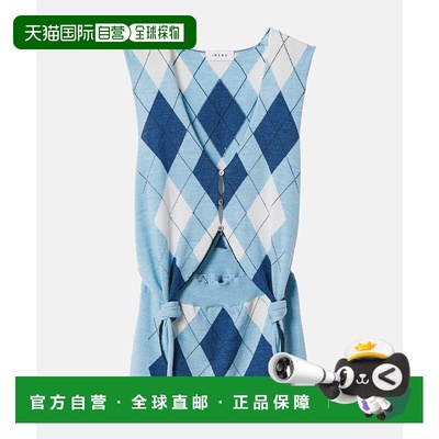 1h可退 日本直邮IRENE 女士阿盖尔针织马甲 27S81002
