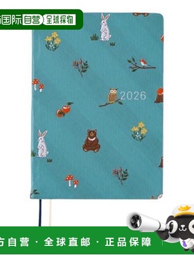 日本直邮Hobonichi手帐本2026 HON A5/A6尺寸一日一页英文版