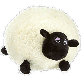 【日本直邮】NICI礼祺小羊肖恩系列雪莉毛茸玩偶摆件礼物饰品35cm