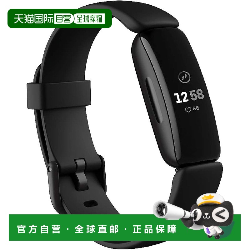 【日本直邮】Fitbit 心率监测器 黑色 L/S  FB418BKBK-FRCJK