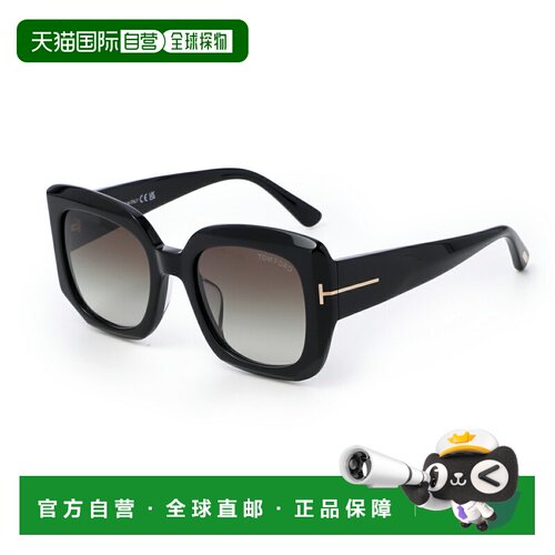 日本直邮Tom Ford FT1220 F 01B Carla 女士太阳镜黑色