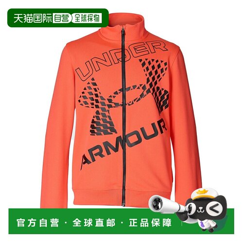 日本直邮 UNDER ARMOUR UA TRACK JACKET 运动夹克 黑色/白色 138