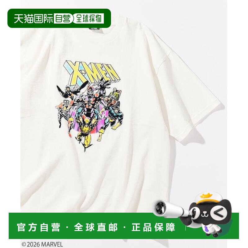 日本直邮FREAK'S STORE 男装 X-MEN联名纯棉圆领T恤 102624890265图片