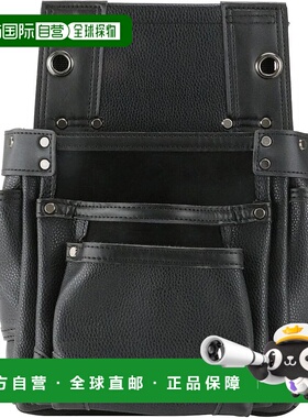 【日本直邮】SK11 黑色指甲包 3 层摇摆口袋 SSL-NB-12