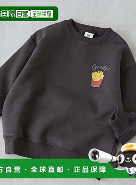 1h可退 日本直邮devirock 儿童加厚长袖圆领 BOX版型休闲卫衣 1UD