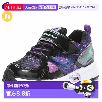 日本直邮Moonstar 运动鞋儿童鞋 Junior Superstar SS K1164 黑色