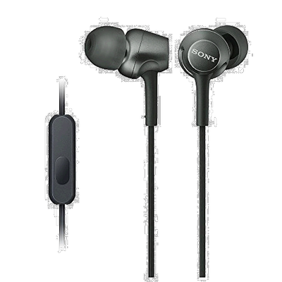 【日本直邮】SONY索尼MDR-EX255AP B有线耳机音乐通话男女通用黑