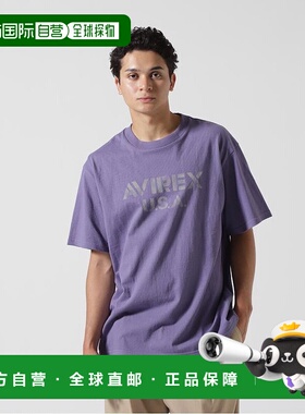 日本直邮AVIREX ECDP STENCIL T 恤官方标志 [AV1129EM025829] T
