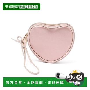 1h可退 日本直邮Francfranc 浅粉色迷你心形化妆包