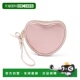 1h可退 日本直邮Francfranc 浅粉色迷你心形化妆包