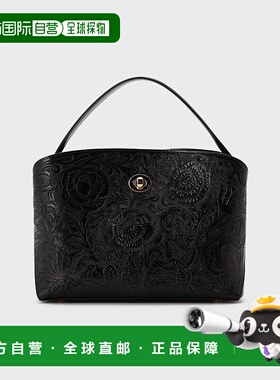 1h可退 日本直邮CARVING TRIBES 女士 复古花朵造型 皮质单肩包 0