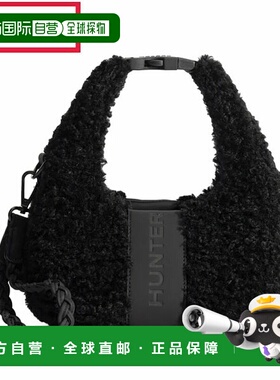 日本直邮Hunter Boucle 迷你斜挎包黑色UBX5523PRC-BLK