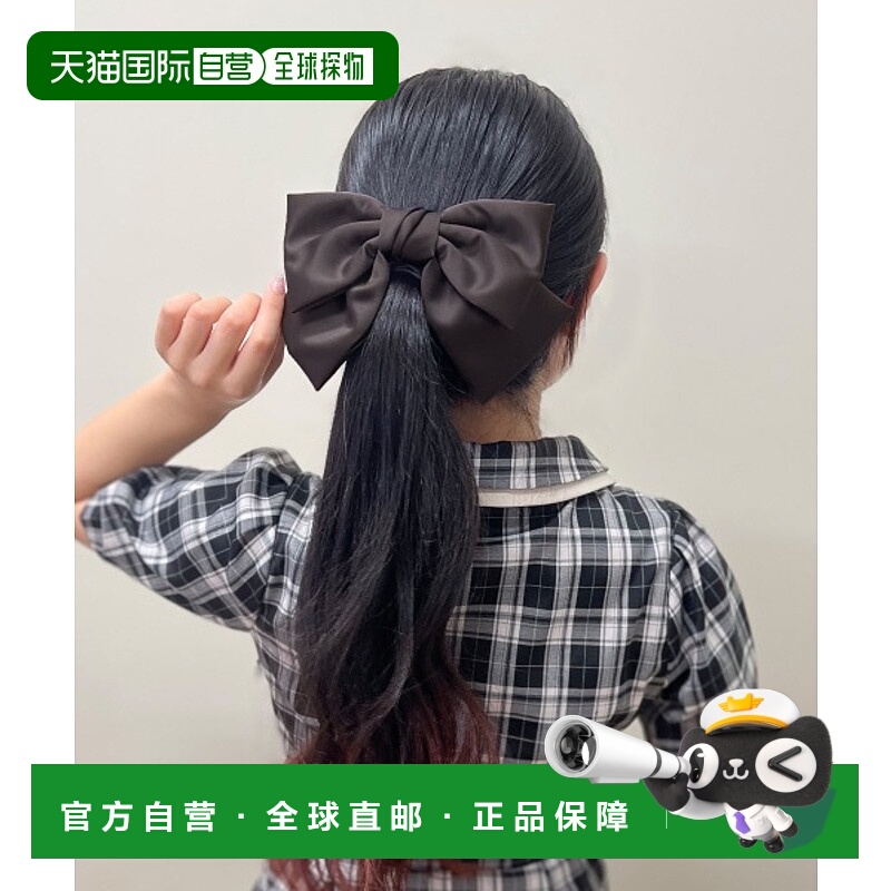 1h可退 日本直邮F i.n.t女士大号蝴蝶结发夹 53QB17a001